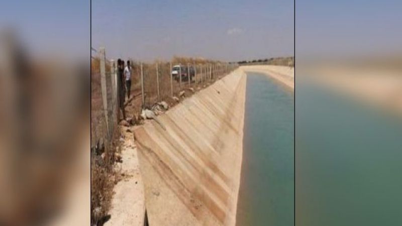 Urfa’da otomobil sulama kanalına uçtu