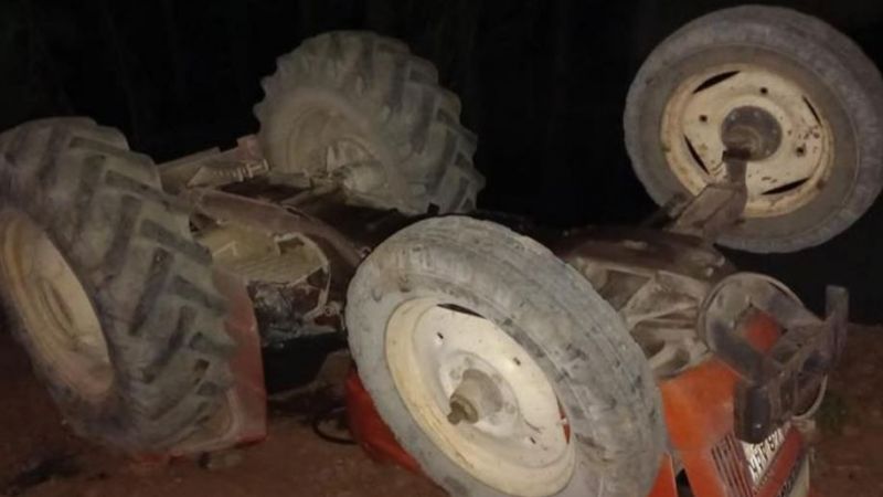 Traktörün altında kalan çiftçinin feci ölümü