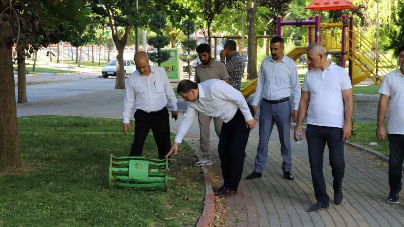 Baydilli Akpiyar Mahallesi’nde incelemelerde bulundu