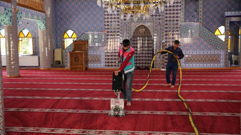 Kurban bayramı için temizlik çalışmaları sürüyor