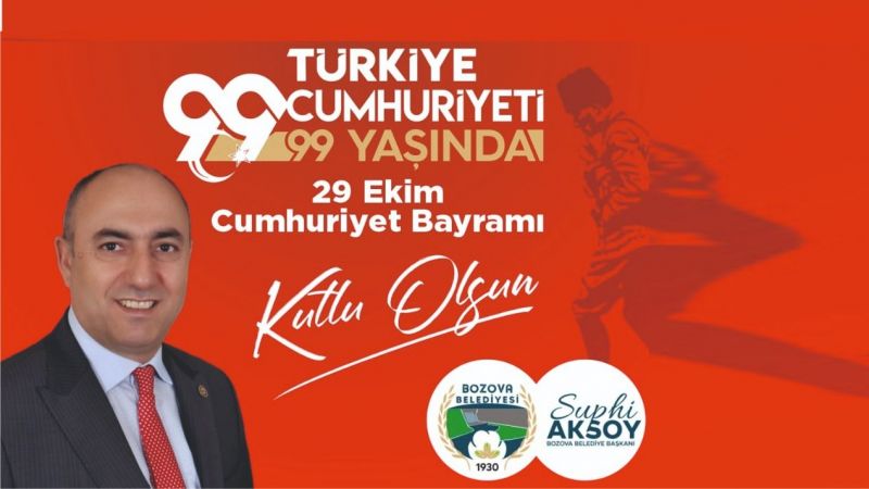 Aksoy'dan Cumhuriyet Bayramı mesajı