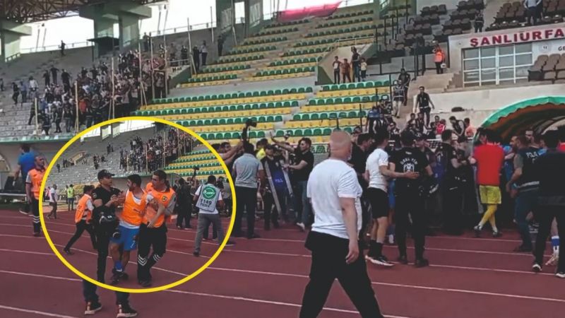 Maçtan sonra sinirler gerildi