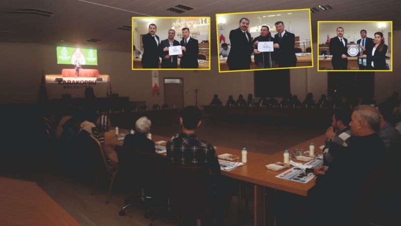 Baydilli, sanatçıları onore etti