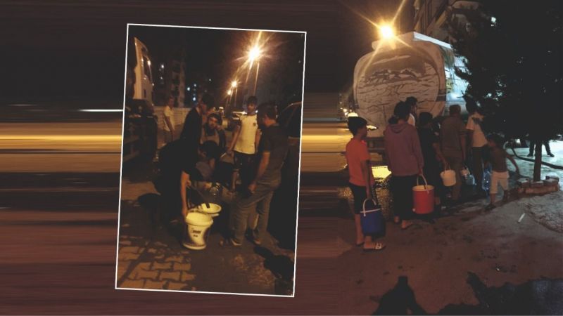 ŞUSKİ, Karaköprü'de tankerle su dağıttı