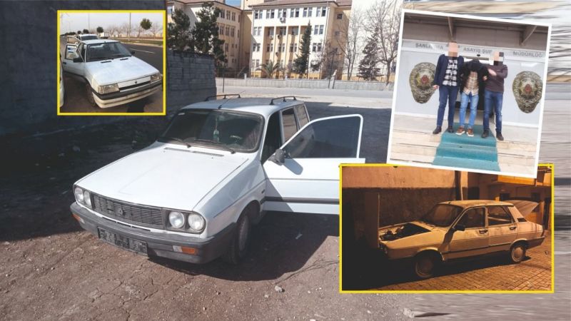 Urfa polisinden oto hırsızlarına suçüstü 