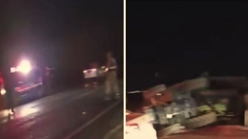 Urfa’da yolcu otobüsü traktöre çarptı