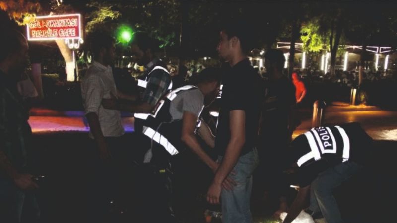 Eyyübiye'de 320 polisle huzur uygulaması