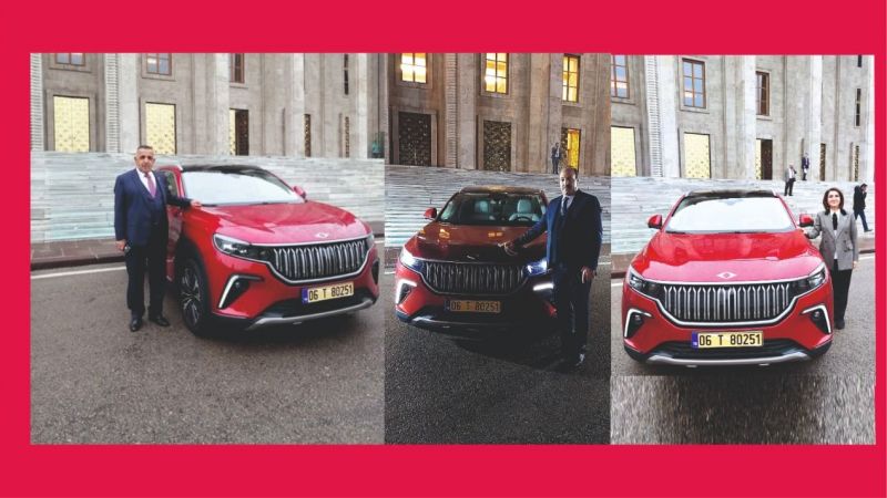 Elin vekili ödenek, bizimkiler TOGG'la poz peşinde