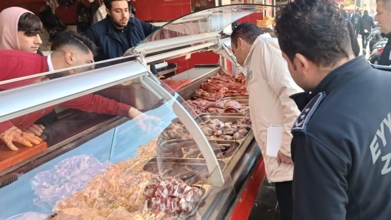 Urfa'da kasaplara sıkı takip