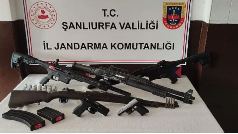 Urfa’da silah operasyonu