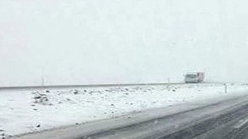 Siverek’e yılın ilk karı yağdı