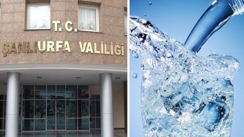 Urfa Valiliğinden flaş içme suyu açıklaması 