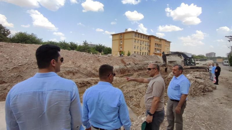 Urfa'da DSİ'nin taşkın koruma çalışmaları devam ediyor