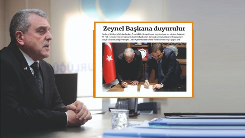 Tepkiler sonuç verdi, Zeynel Başkan işçi haklarını hatırladı