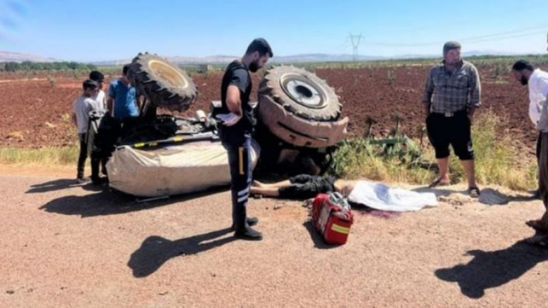 Urfa’da traktör devrildi: 1 ölü, 1 yaralı