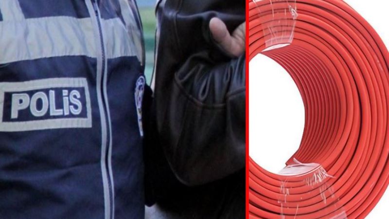 Urfa’da kablo hırsızı tutuklandı