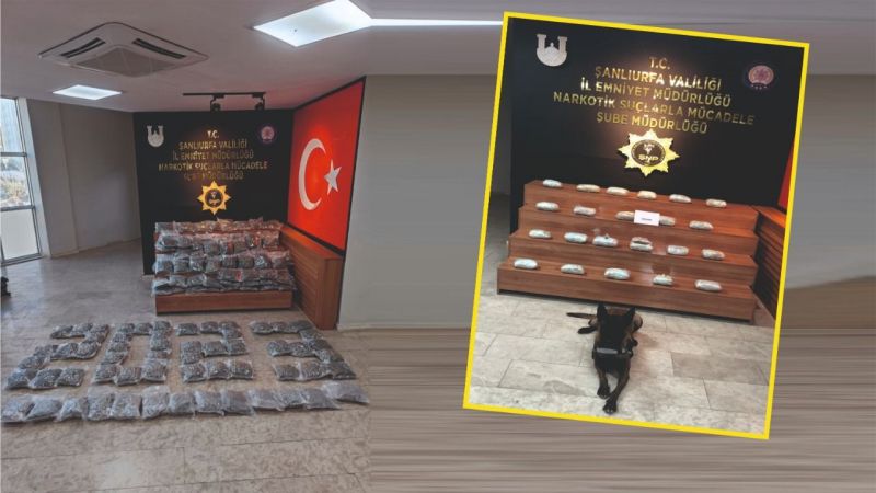 Uyuşturucu sevkiyatı Urfa polisine takıldı