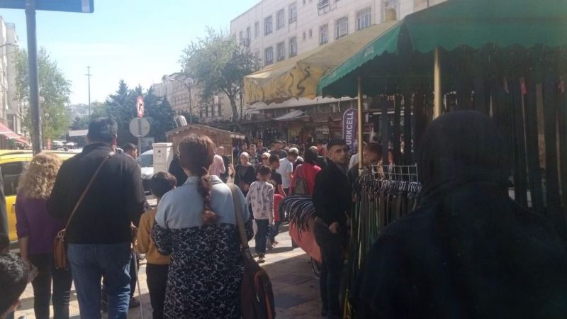 Urfa çarşılarında bayram yoğunluğu