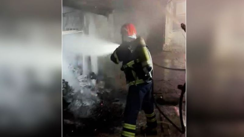 Eyyübiye’de yangın