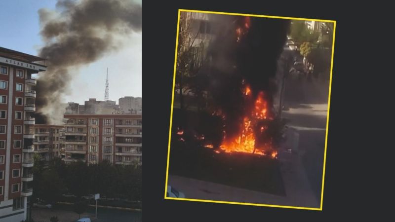 Karaköprü'de korkutan patlama