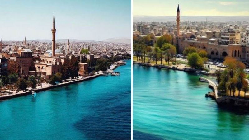 Sıcakların başkenti Urfa’ya deniz çok yakıştı !